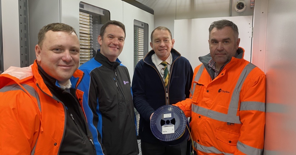 CityFibre welcomes Kettering MP Philip Hollobone for tour… | CityFibre