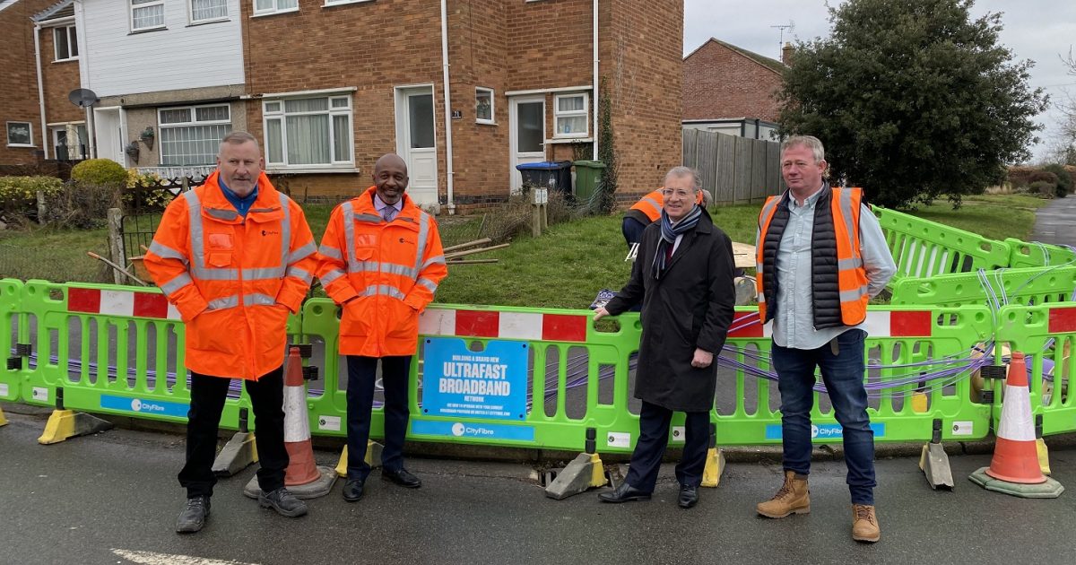 Mark Pawsey MP welcomed by CityFibre for tour of full… | CityFibre