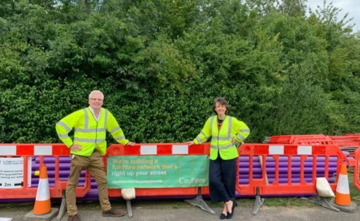 Charles Kitchin and Jo Churchill in Bury St Edmunds 570x350