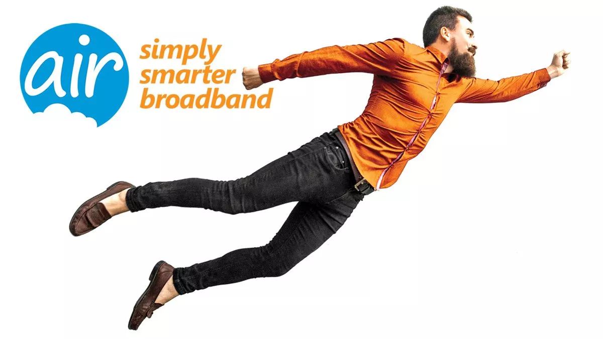 Air broadband man