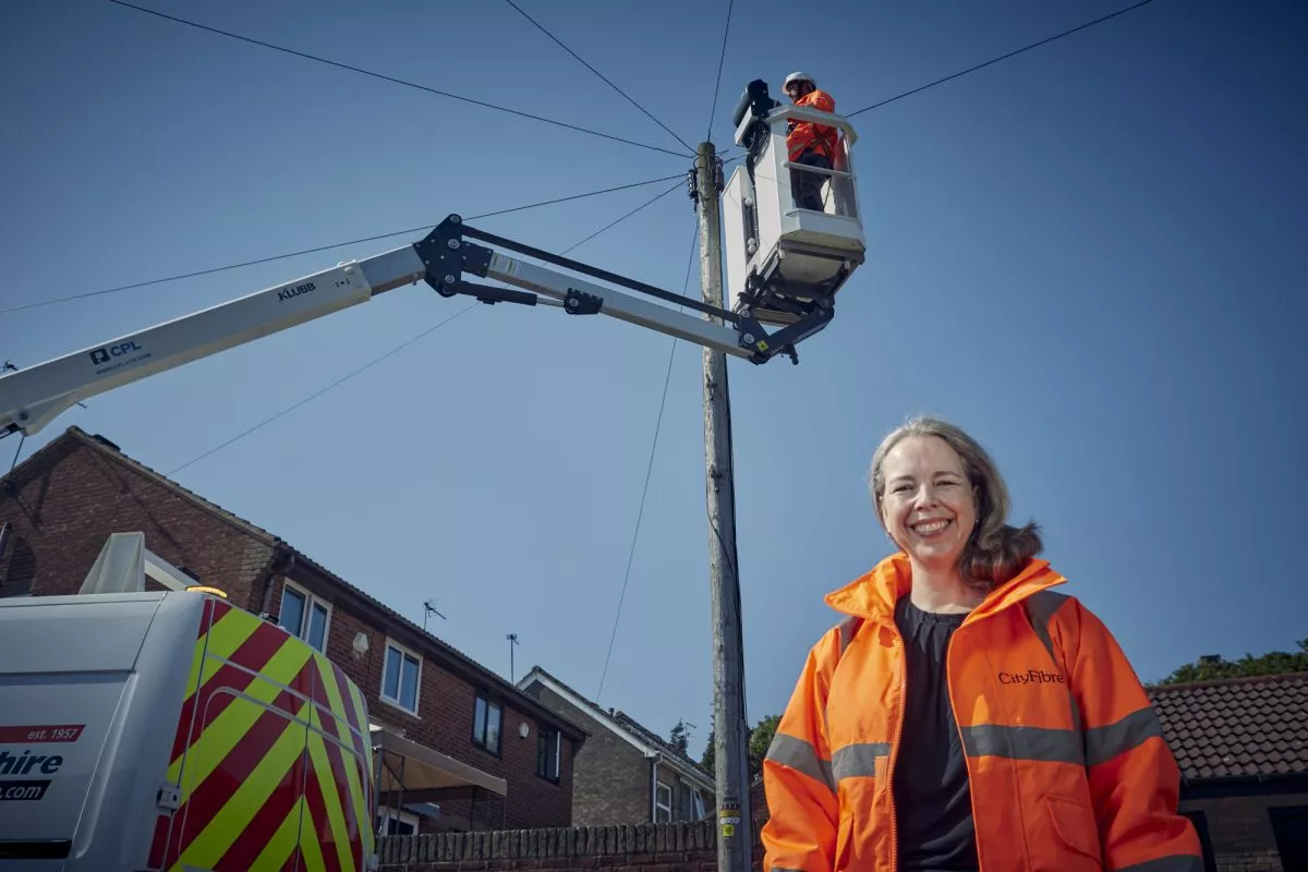 Kim Johnston cherry picker