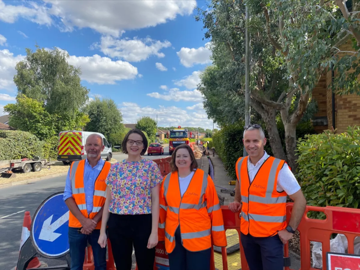 Nottingham Ruth Edwards MP City Fibre