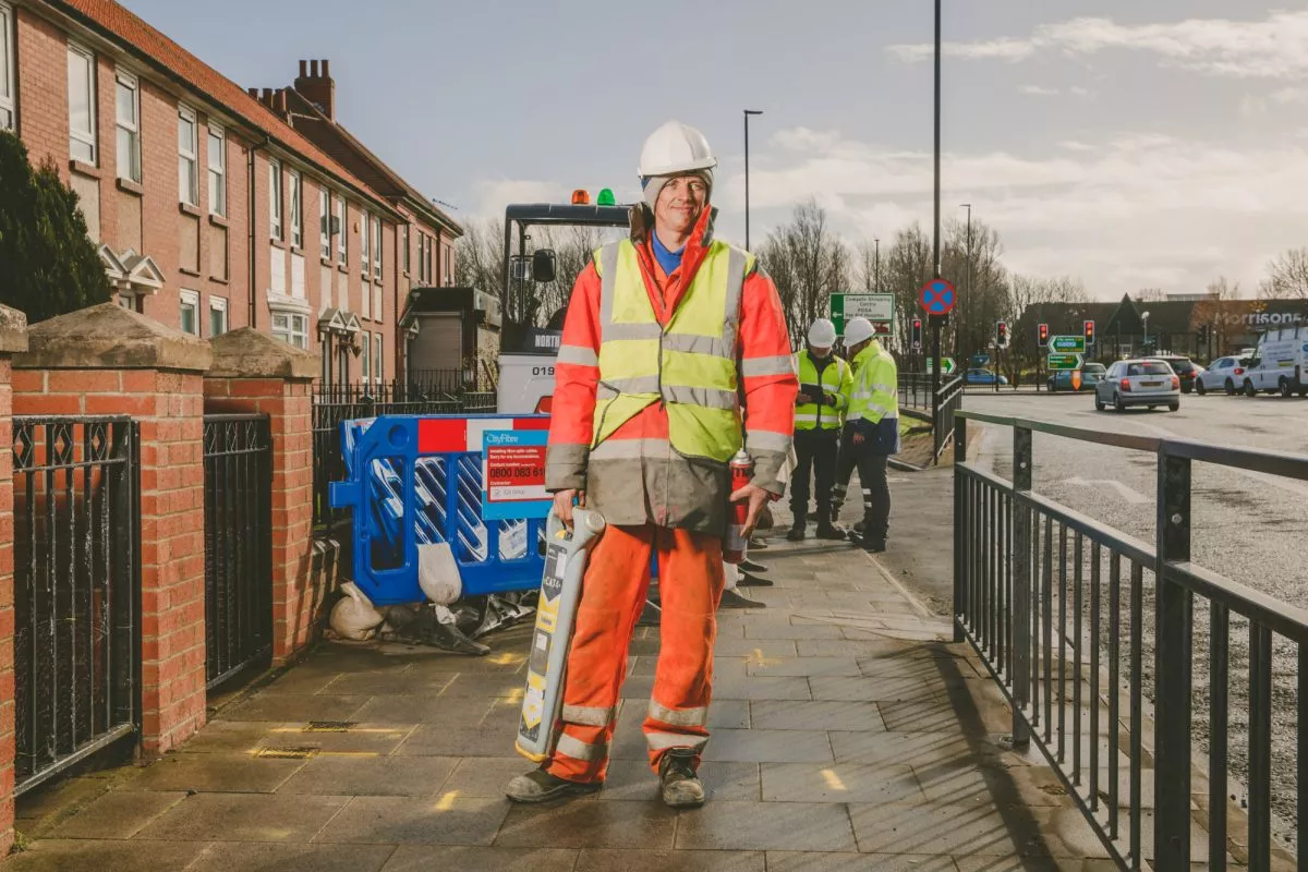 City Fibre worker