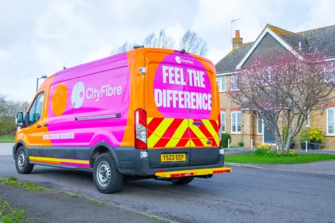 Van installation City Fibre