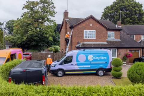 City Fibre install Home