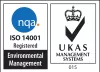 ISO 14001 UKAS Environmental Certification Logo