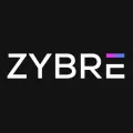 ZYBRE White Logo 400x400 Square Sized