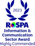 Rospa 2023 Information Communication Highly Commended